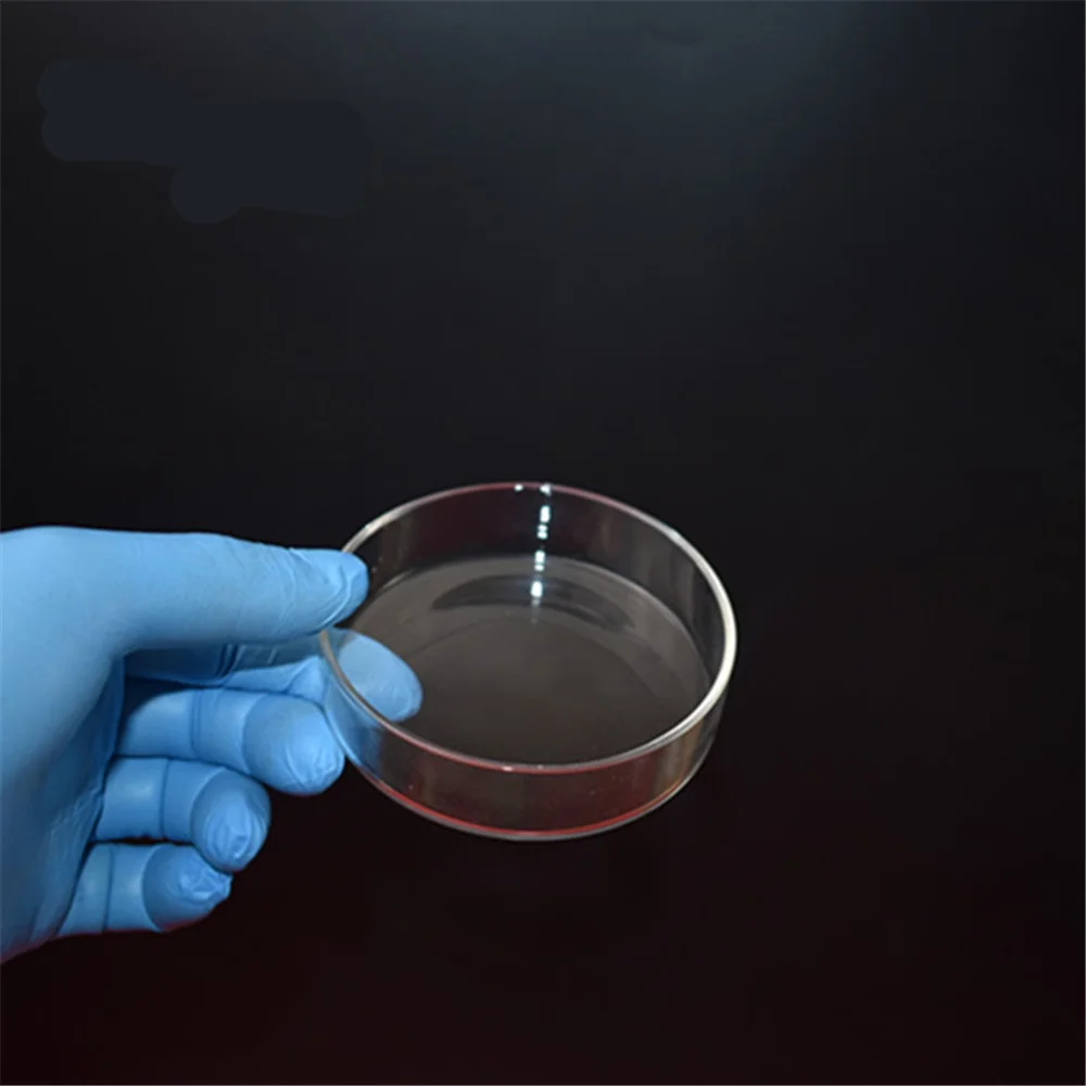 

5pcs /lot 100MM High Quality Glass Petri Dish for Lab Plate Bacterial Yeast Diameter