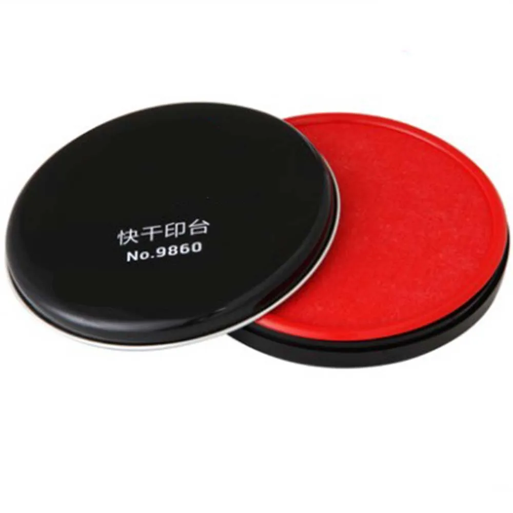

1PCS DIY Scrapbooking Crafts Ink pad Red Inkpad For Office Stamps Sealing Decoration Accessories Supplies 9860