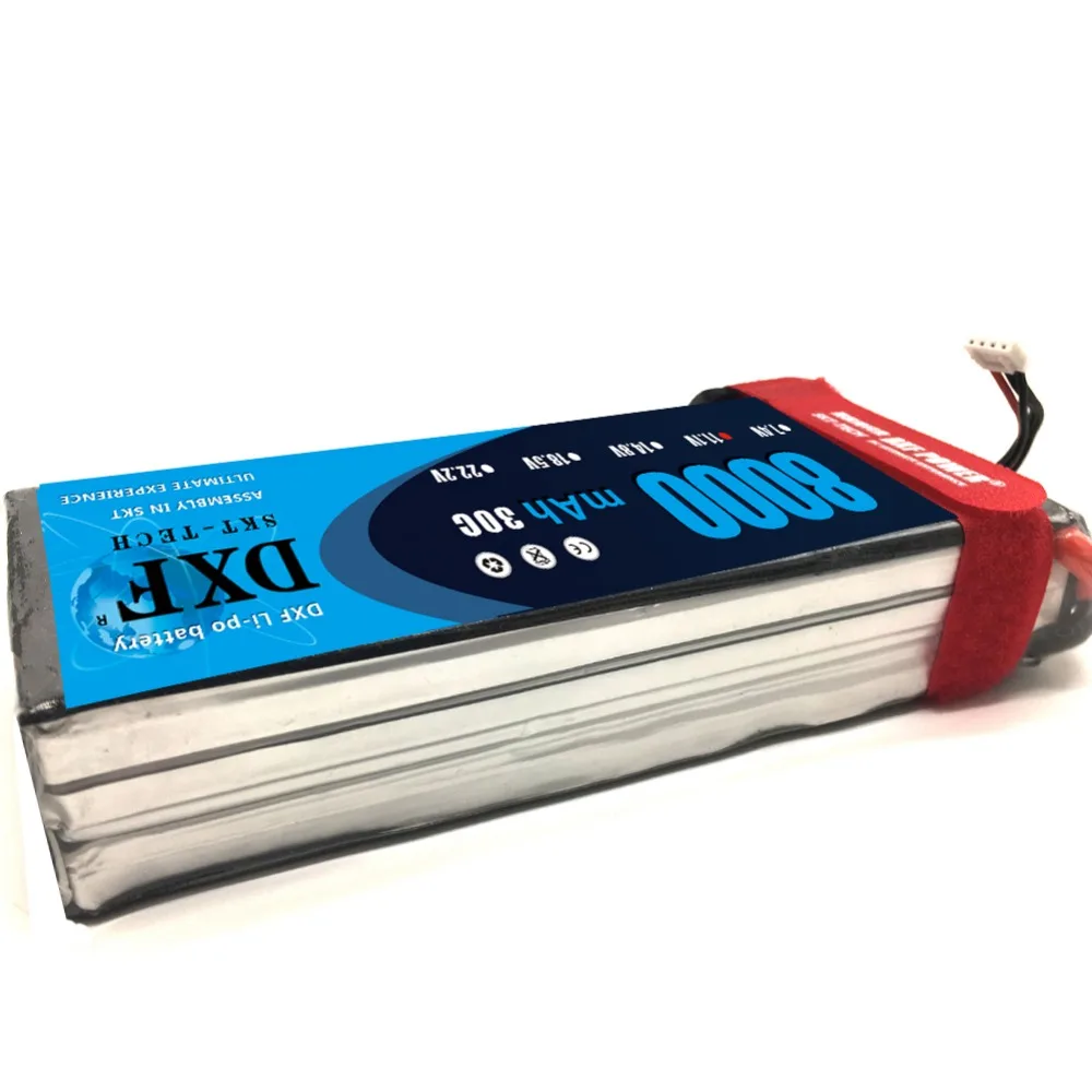 Аккумулятор DXF Lipo хорошего качества 11 1 В 3S 8000 мАч 30C 60C ру AKKU батарея для самолета