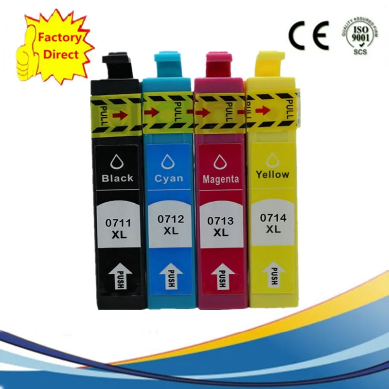 X T0711 T0714 T0715 XL сменный картридж для принтера Stylus SX105 SX110 SX115 SX200 SX205 SX210 SX215 SX400 SX405 SX405|ink