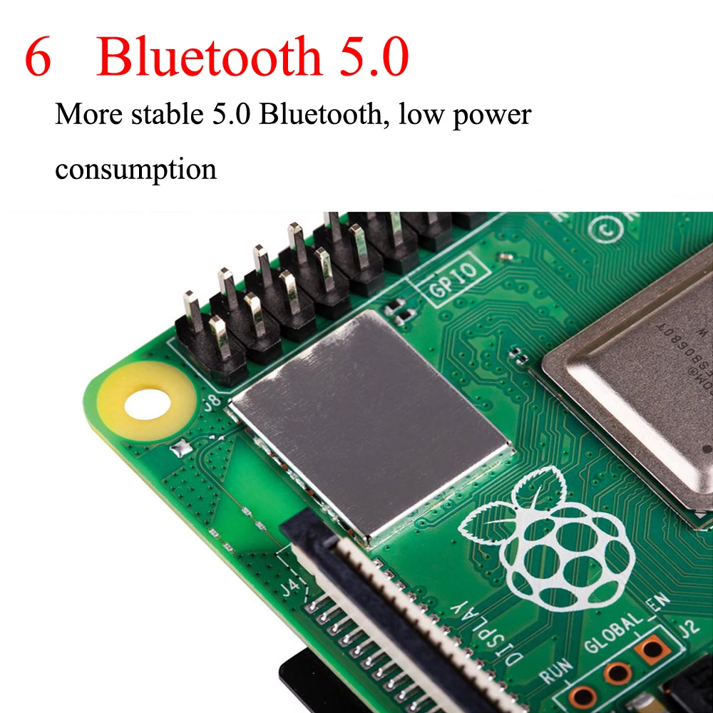 Официальный Raspberry Pi 4 Модель B макетная плата комплект ОЗУ 1 г/2 г/4 г 4 ядерный процессор 1,5 ГГц 3 Спидера, чем Pi 3B
