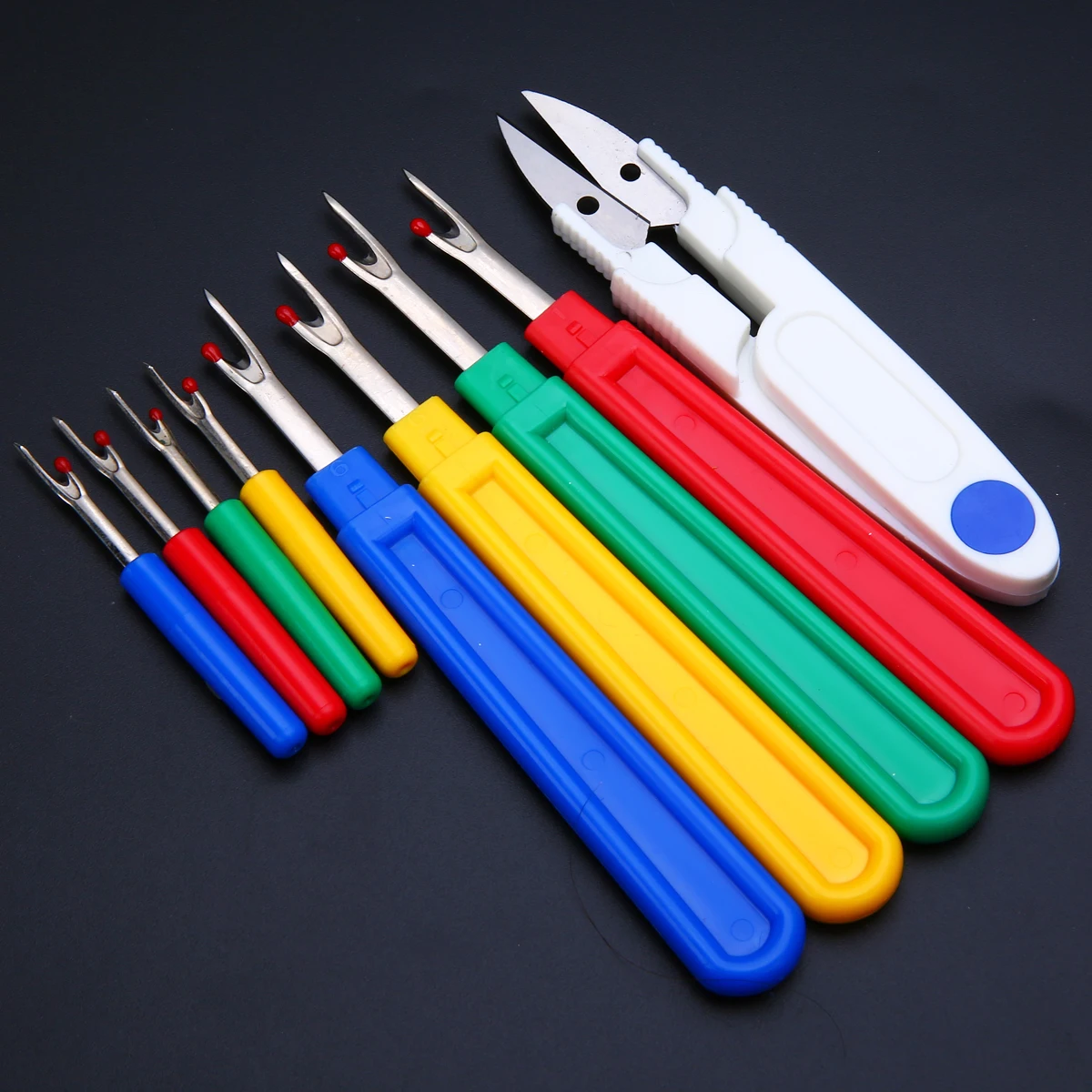 9 шт Вспарыватель швов Unpicker стежка с Пластик ручка нитеобрезатель DIY Швейные