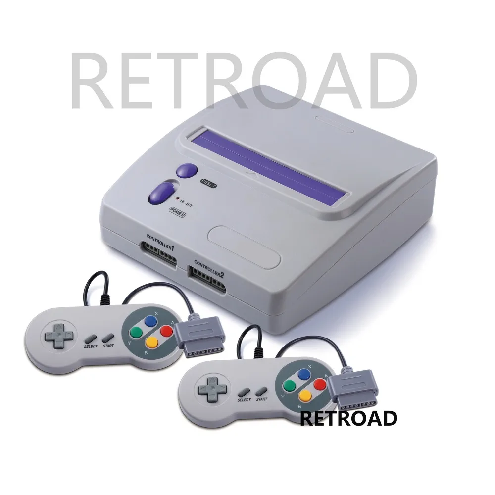 16 битная развлекательная система ТВ/видеоигра консоль (два контроллера) играть