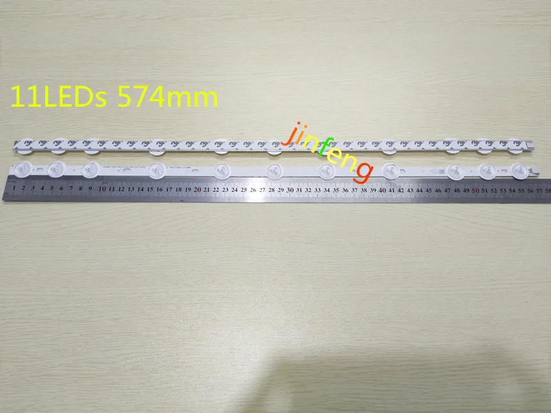 

11 Lamps 575 mm LED Backlight Strip For JVC LT-32C740 LT32VH40B Bars Kit Television LED Bands Innotek 32" NDV REV0.0 REV1.1