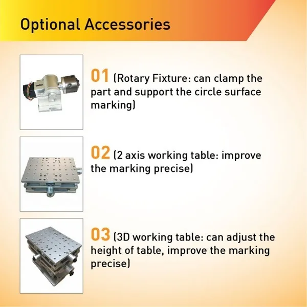 High Accuracy 20Watt Fiber Laser Marking Machine For Metal Speed and Hign accuracy engraving etching systems | Инструменты