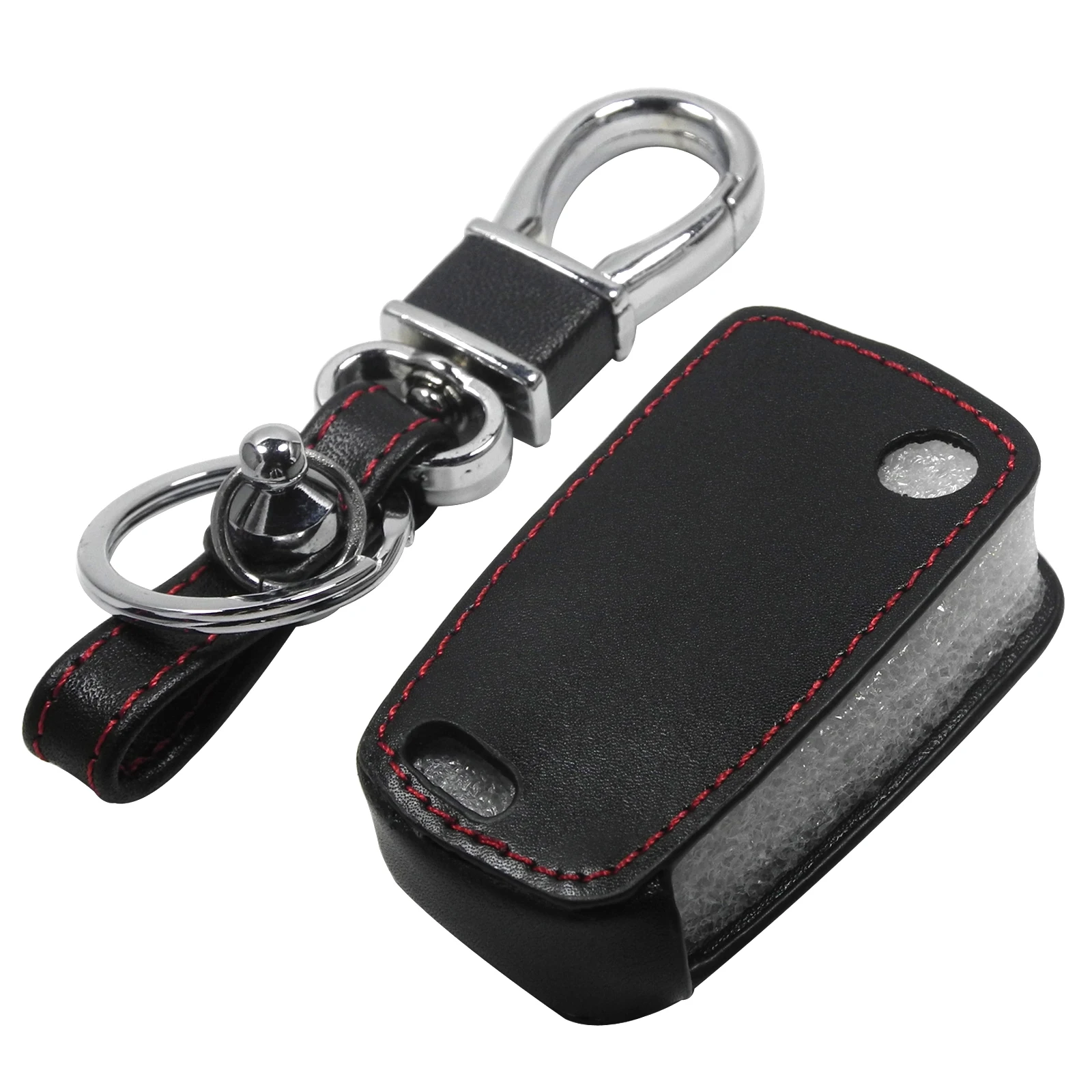 Jingyuqin кожаный брелок защитный чехол для VW Polo golf 7 MK7 Skoda Octavia Combi A7 для SEAT Leon Ibiza CUPTRA