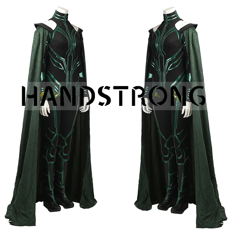 Thor 3 Ragnarok Goddess Of Death Hela, карнавальный костюм для взрослых, костюм для вечеринки на Хэллоуин для женщин, наряд