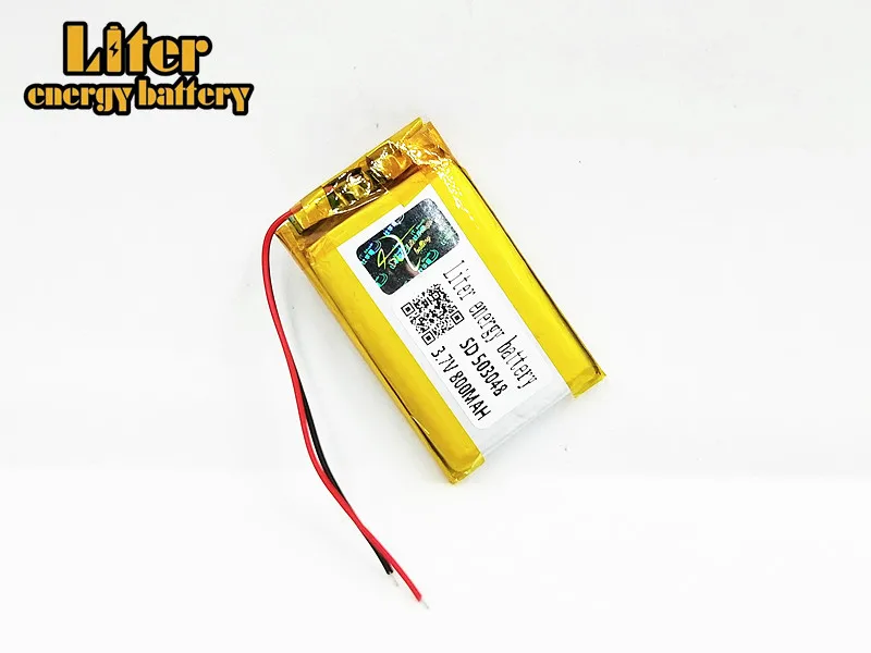 3 7 V 800mAh 503048 полимерный литий-ионный/литий-ионный аккумулятор с PCB для dvr MP3 MP4 GPS DVD