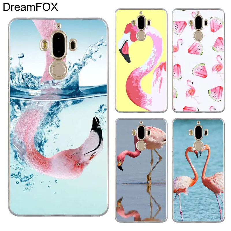DREAMFOX M102 Фламинго Мир животных Мягкий ТПУ силиконовый чехол для huawei mate 8 9 10 20 30 Lite Pro