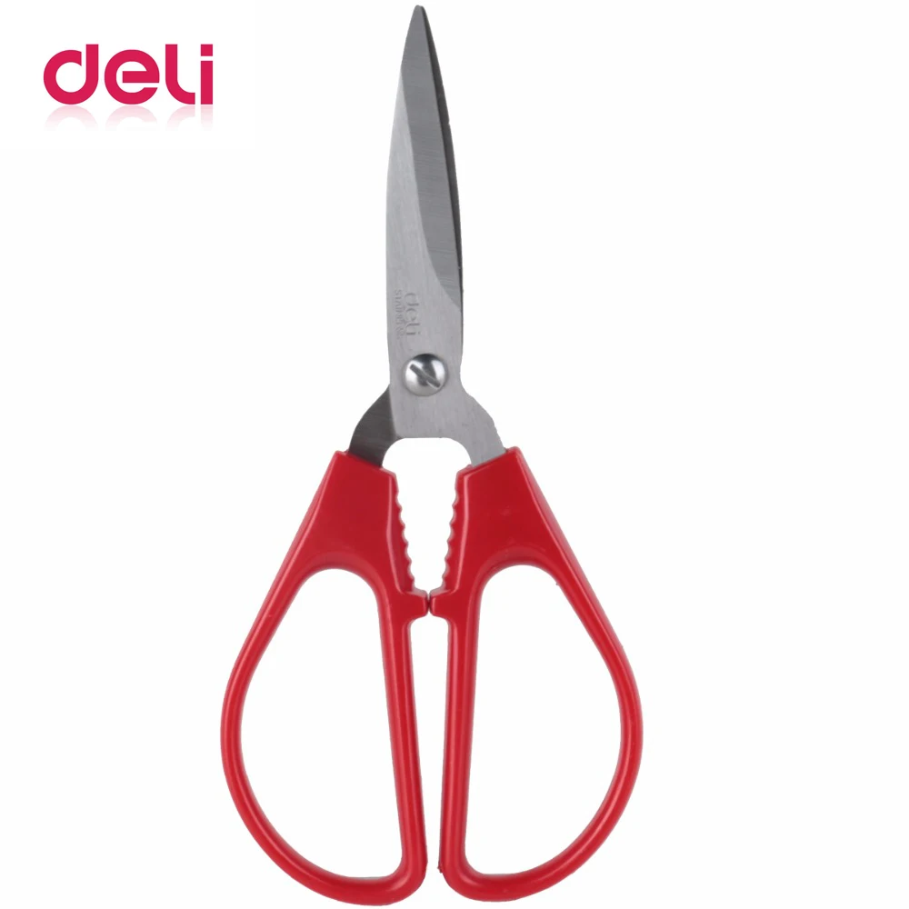 Deli 1 шт. прочные бытовые ножницы из нержавеющей стали Офисные для резки бумаги