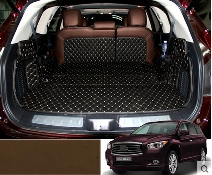 Высокое качество! Полный набор автомобильных ковриков для багажника Infiniti QX60 7