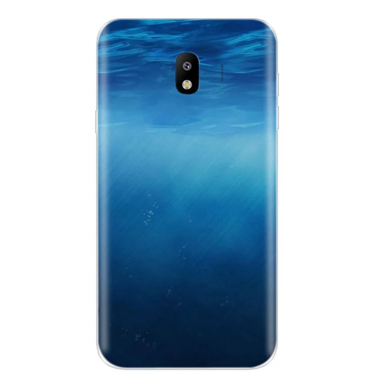 andscape Flower Flora Painted Cute Pattern Clear Soft TPU Silicone Case For Samsung Galaxy J5 2017 J530F Cover Blade Y005 |