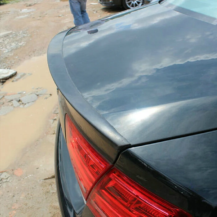 PU сделанный Неокрашенный задний спойлер багажника загрузки крыла губы для Audi A8