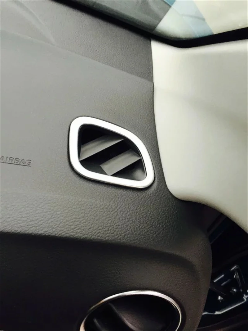 Для 2015 2016 Suzuki Vitara Escudo ABS Хромированная верхняя крышка для вентиляционного