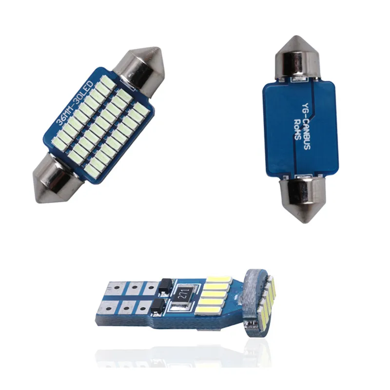 20 штук белый лампа для салона автомобиля светодиод Шина CAN свет комплект с