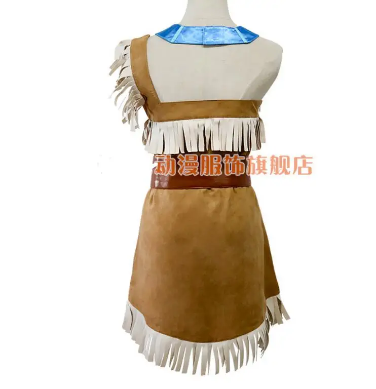 Аниме Pocahontas костюмы для косплея индийский сквоу пастушка принцесса для женщин Необычные Вечерние платья на Хэллоуин индивидуальный заказ