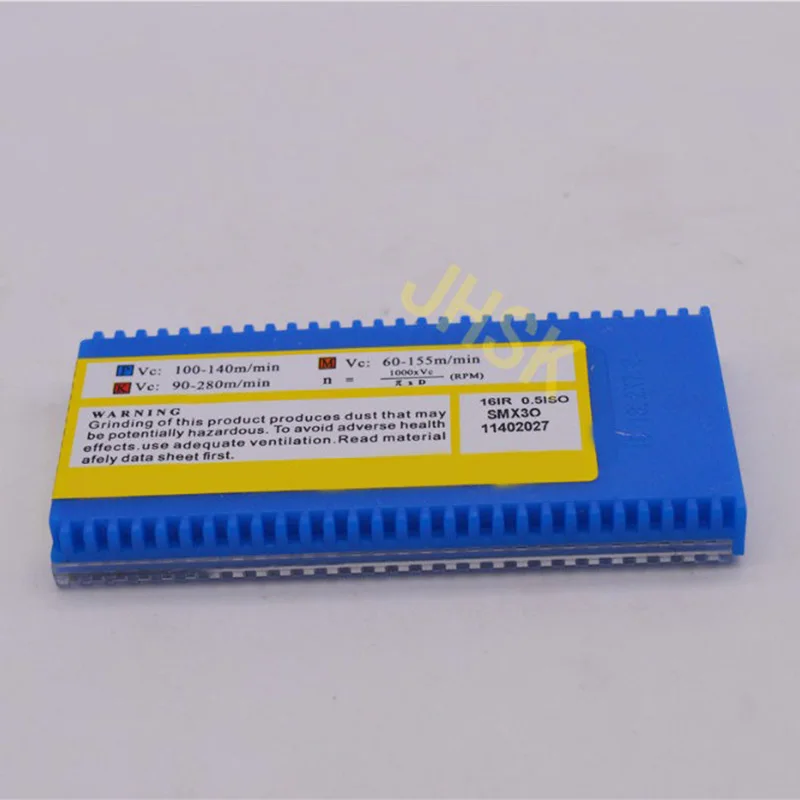 

10pcs 16IR 0.5ISO SMX30 Carbide Insert For Threading Turning Tool Boring BAR