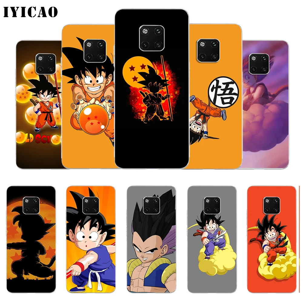 IYICAO kid Goku Dragon ball Мягкий силиконовый чехол для телефона Huawei Mate 10 20 Lite Pro Nova 2 2i 3 3i 4 TPU