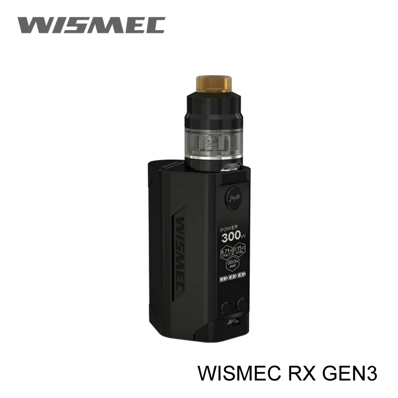 Новые электронные сигареты Wismec Reuleaux RX GEN3 300 Вт современный бокс с гном Tank все