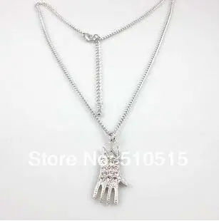 Silver Ожерелье Regalrock Everlasting Classic Майкл Джексон MJ танцевальные перчатки - Окраска металла: Silver
