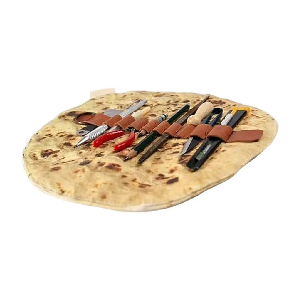 Мексиканский Burrito сумка для хранения блинчиков кистей макияжа Забавный Tortilla