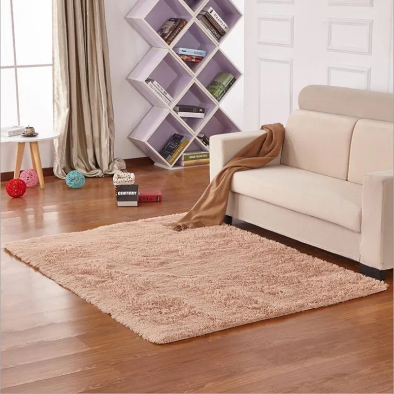 New Arrive 1400mm*2000mm Multi-color Shaggy Soft Cozy Area Rug for Bedroom Carpet living room bath mat | Дом и сад