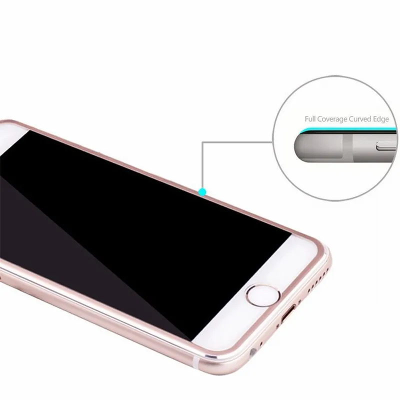 3D изогнутое титановое защитное стекло на для Iphone 5 5s se 5C 6 S 8 7 плюс X 10 XS MAX XR
