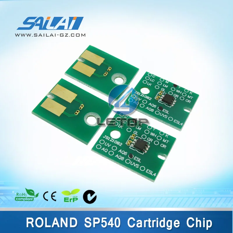 Лидер продаж! Чернила Roland чип картриджа для sp540 (4 цвета/комплект) | Компьютеры и