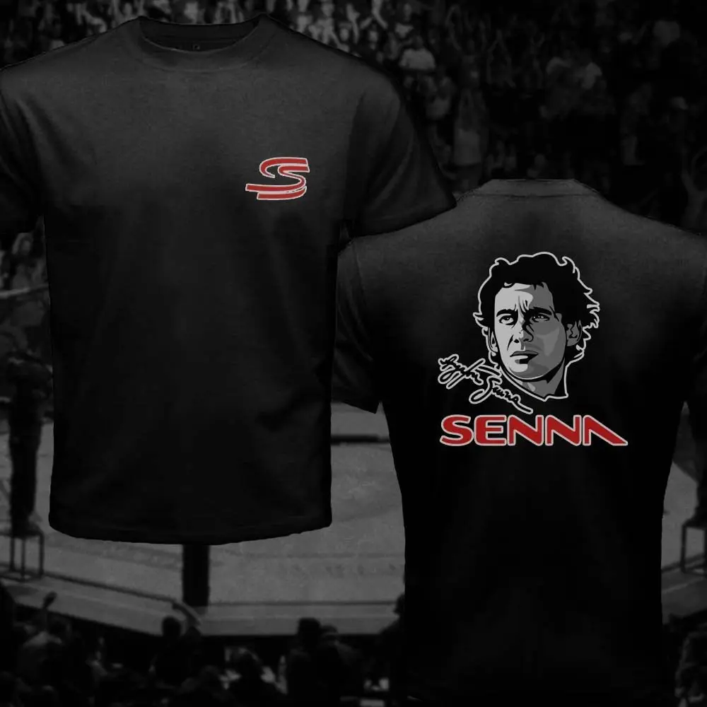 Ayrton Senna бразильская Легенда Мужская 2019 Летняя мужская футболка с круглым вырезом
