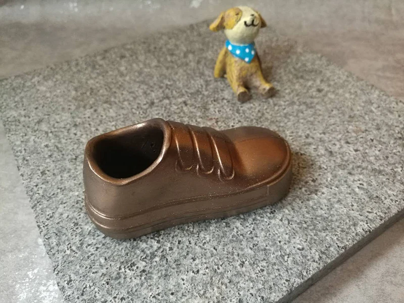 3D Мини детская пластиковая форма для шоколада в форме обуви поликарбонатная