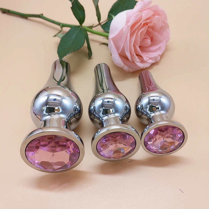 Большие Металлические анальные шарики Анальная пробка секс-игрушки с