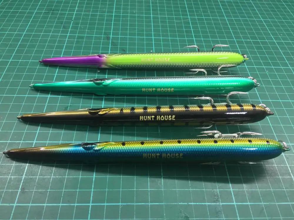 Hunthouse stylo 210 рыболовные приманки карандаш 205 мм 31/36 г длинный Литой stickbaits плавающий