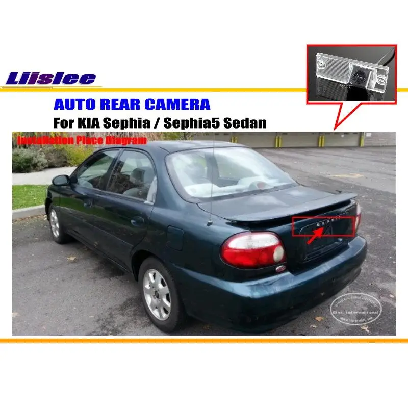 Камера заднего вида Liislee для KIA Sephia Spectra / Sephia5 Spectra5 Sedan/камера вида/NTST PAL/камера
