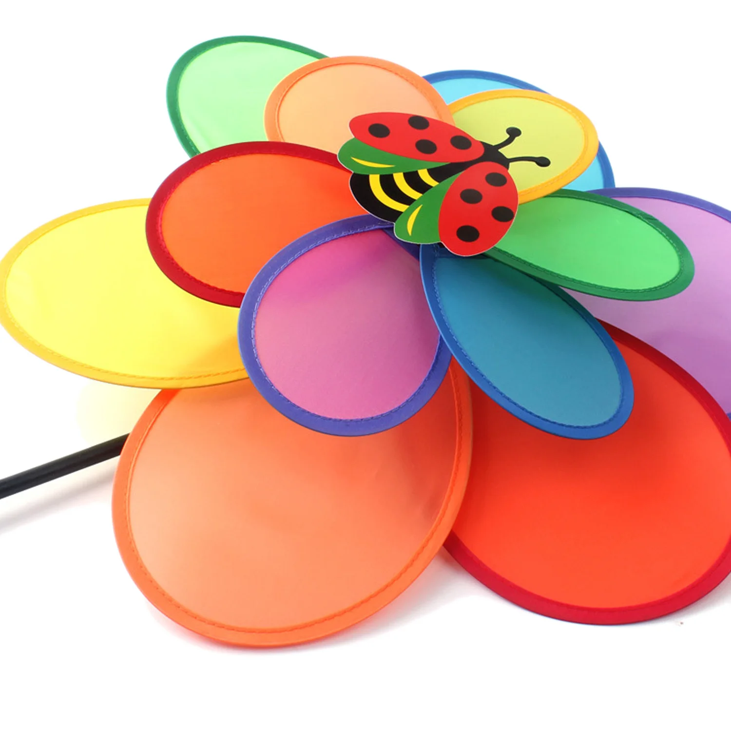 Детская одежда 2 Слои цветок Форма флюгеры мельница ветра вертушка с насекомыми