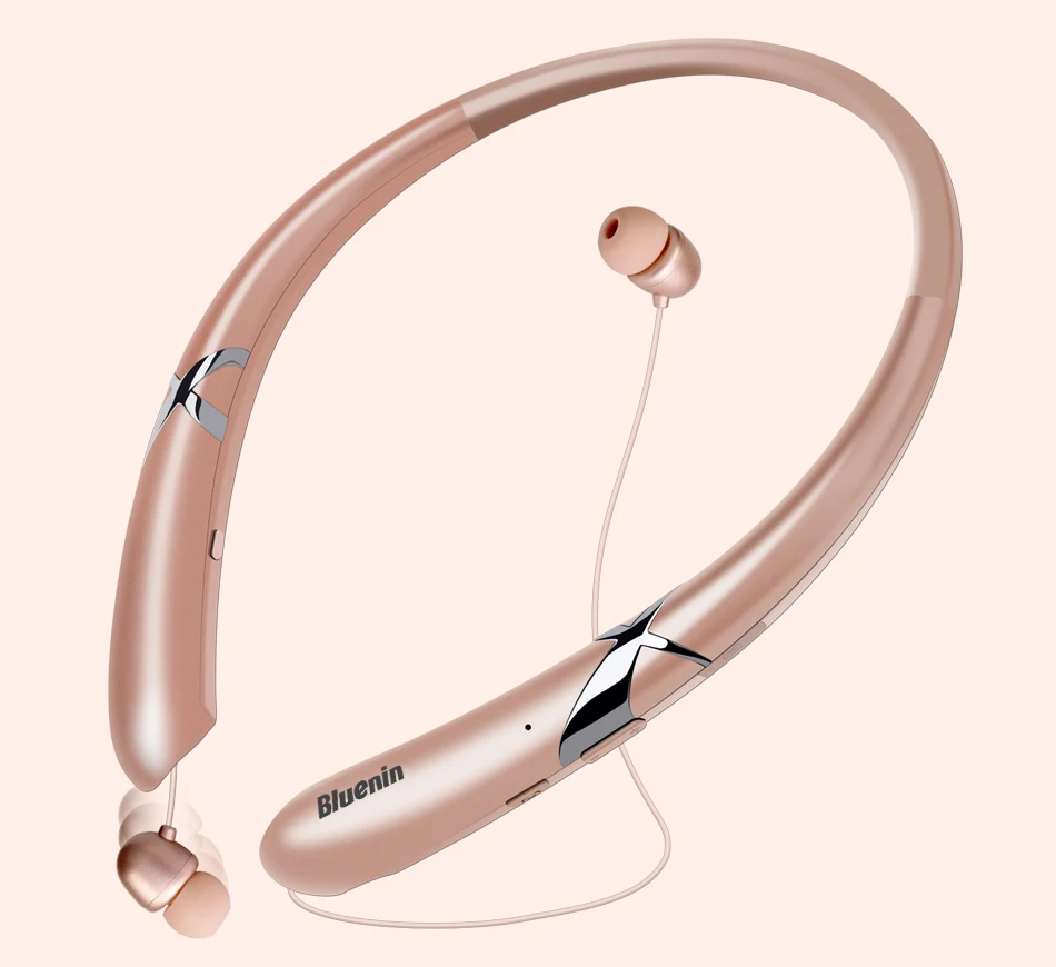 Bluenin Blutooth Наушники Спортивные Беспроводные шейные наушники Выдвижной Bluetooth стерео гарнитура для телефона Xiaomi redmi note 5