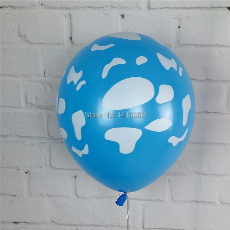 50 шт. захватывающие большие латексные круглые шарики все виды напечатанных