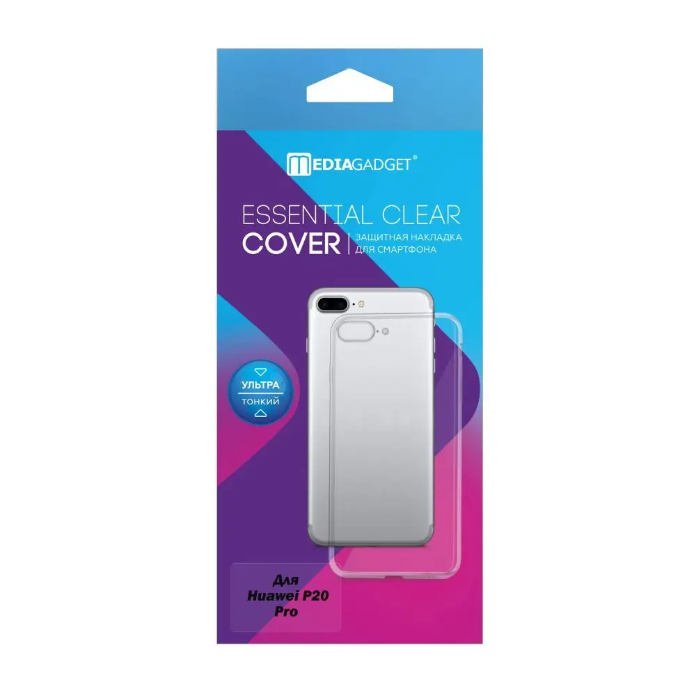 Чехол накладка Mediagadget ESSENTIAL CLEAR COVER для Huawei P20 Pro (прозрачный)|Бамперы| |