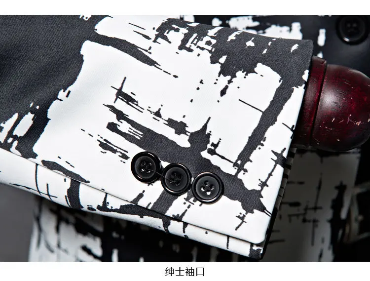 Мужской Блейзер PYJTRL приталенный пиджак для отдыха чернильный стиль|costume homme|suit