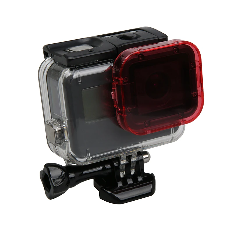 

For Gopro 5 6 7 Accessories Diving Filter Original Waterproof Case Dive Filtors for Go Pro Hero 5 6 7 Black