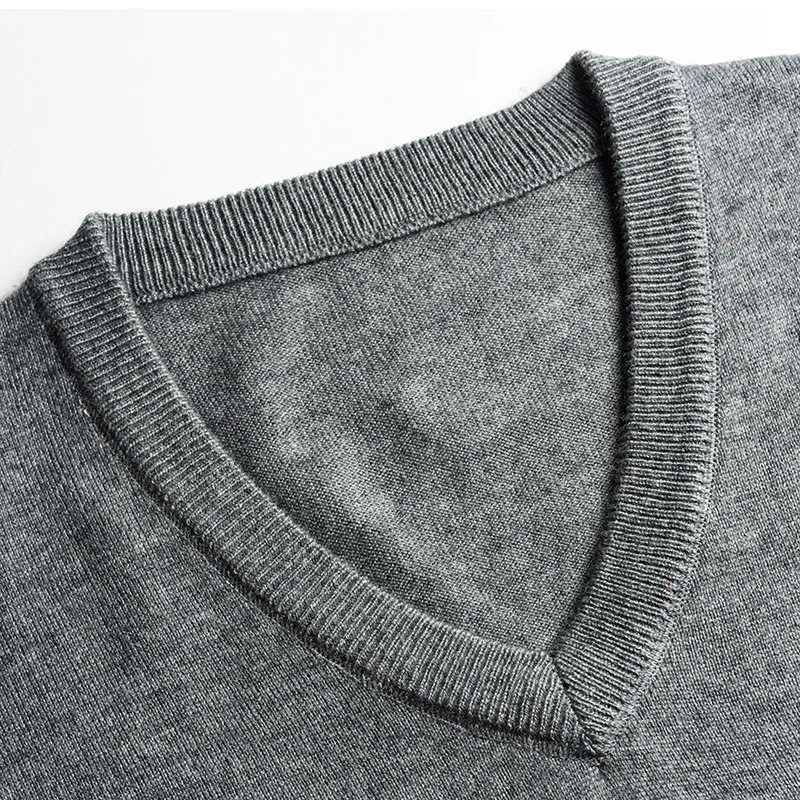 Мужской кашемировый свитер жилет Повседневный с узором ромбиками без рукавов