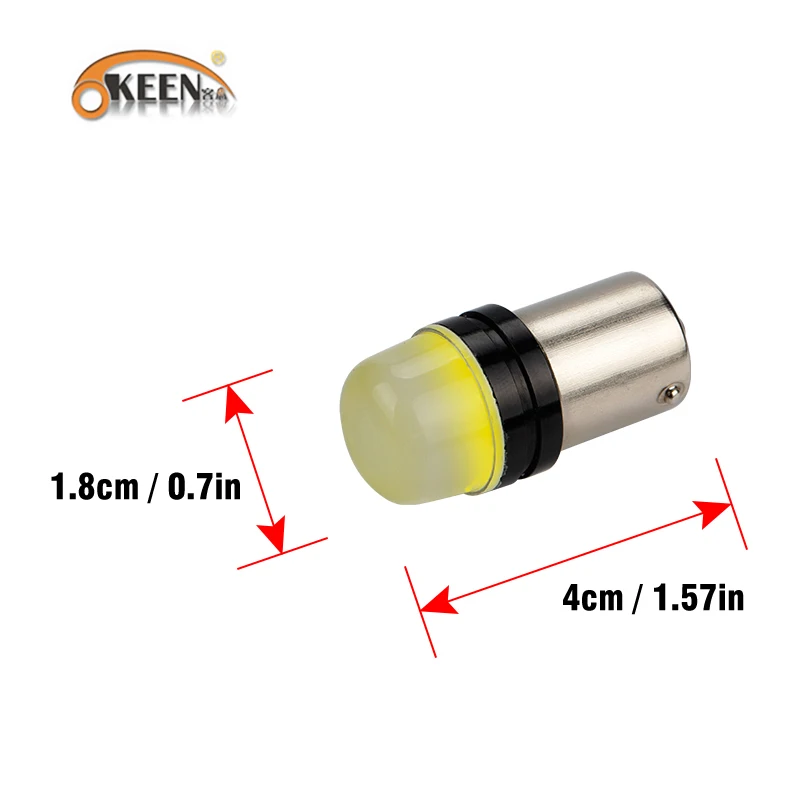 OKEEN 2шт 10 шт 20шт авто 1156 BA15S светодиодный светильник лампы силиконовый