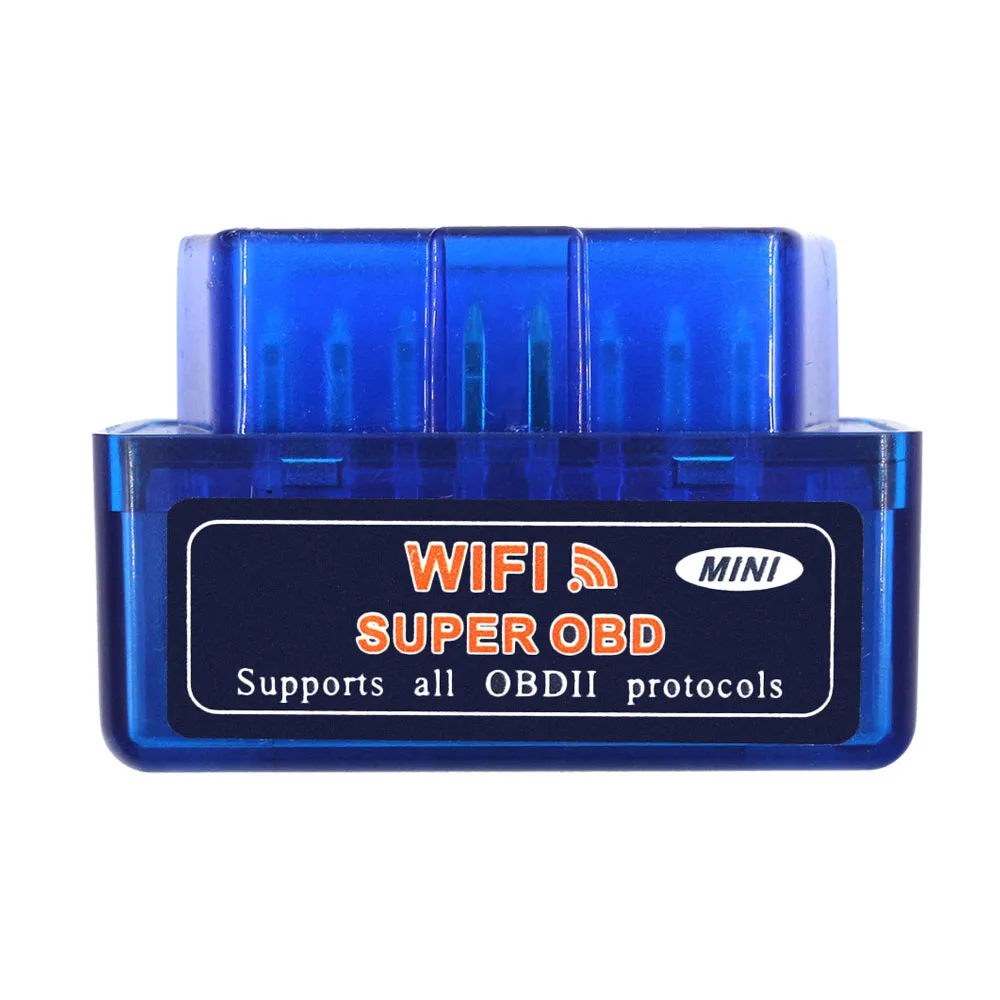 Супер мини сканер ELM327 OBD2 с Wi Fi работает дизельными автомобилями ELM 327 реальным