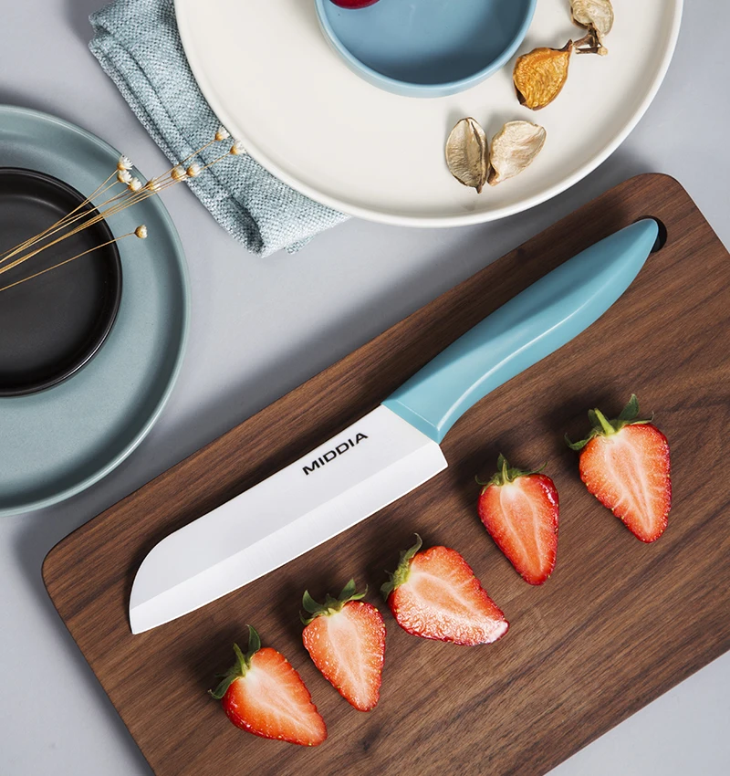 5 дюймов кухонный керамический нож Santoku нож для суши резки Ножи с оболочкой