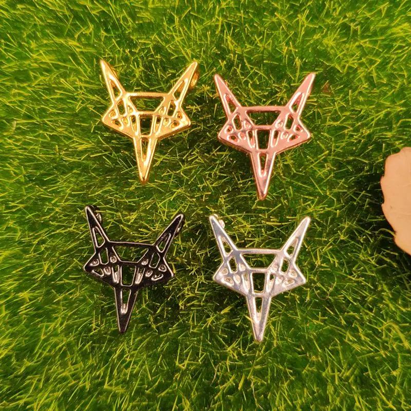 Ожерелье с милой лисой подвеска ручной работы бусинами в виде животных ювелирное