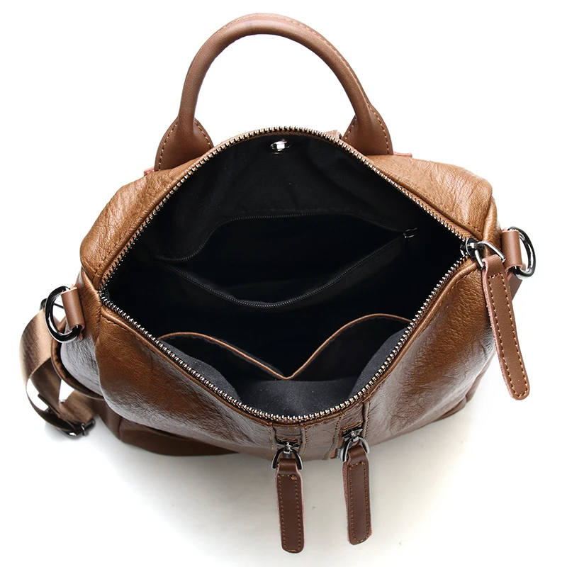 Новый женский рюкзак mochila feminina повседневный многофункциональный кожаный женская