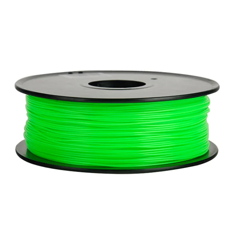 Нить Anet PLA 1 кг ABS/PLA 1,75 мм материал нити пластиковая резина для MakerBot/RepRap/UP/Mendel детали 3d принтера 5 цветов - Цвет: PLA Green