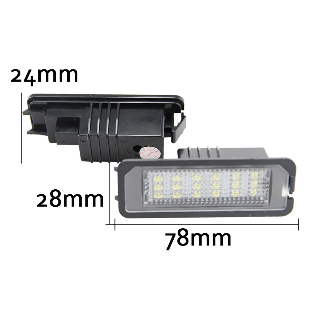 12V canbus Xenon Белый светодиодный светильник номерного знака для Volkswagen VW Golf 4 5 6 GTi MK4 MK5 |