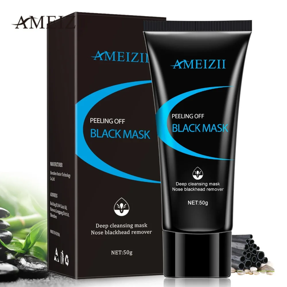 Черная маска для лица AMEIZII всасывающая глубокого очищения кожи и лечения черных
