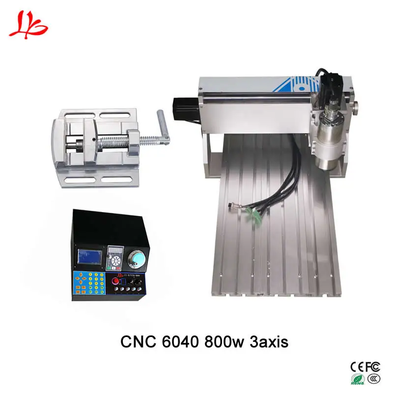 CNC гравировальный станок 6040 3 осевой фрезерный pcb mach3 управление с функцией