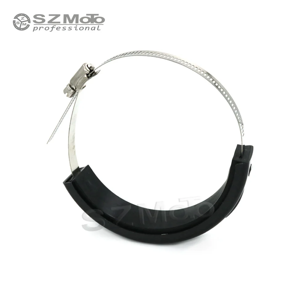 

For HONDA CBR500R CBR CBR500 Silencer Round Oval Exhaust Protector Can Cover SILICONE Motorcycle Scope 100MM-140MM Protect LOGO